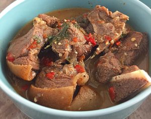 Goat meat pepper soup
